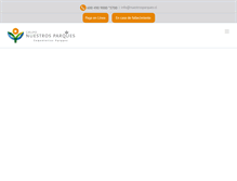 Tablet Screenshot of nuestrosparques.cl